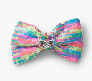 Sequin Rainbow Kitty Hair Clip