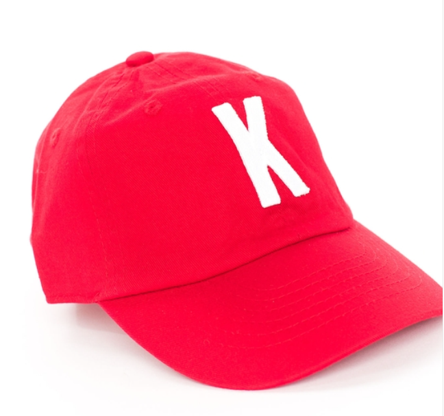 Red Letter Baseball Hat (Baby: 0-12 Months)