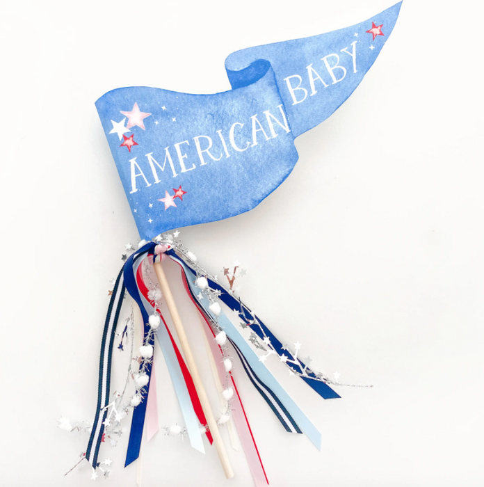 American Baby Banner
