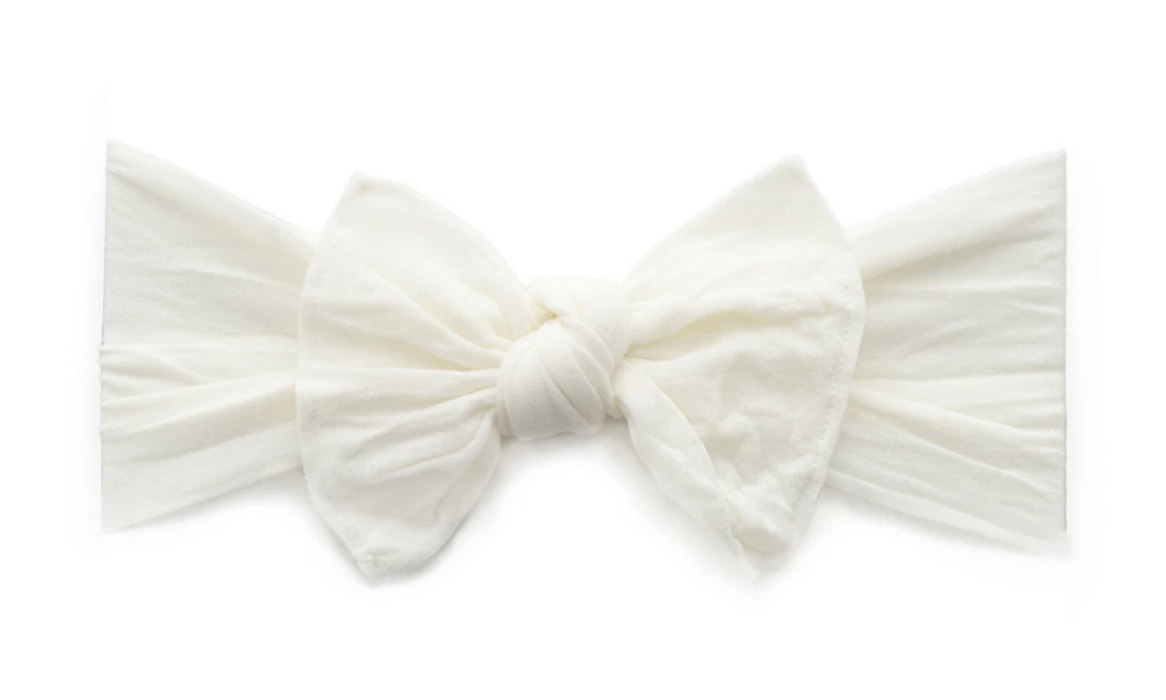 Itty Bitty Knot Bow | Ivory