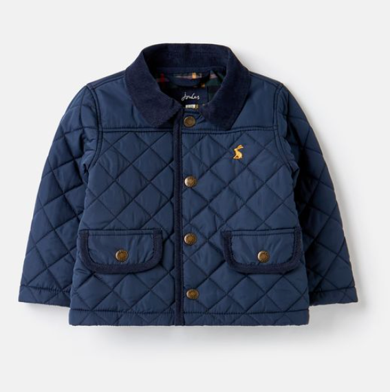 Milford Navy Quilted Jacket