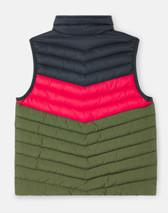 Showerproof Packable Vest | Red Khaki
