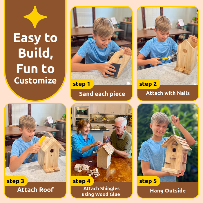 Birdhouse DIY Woodwork Kit