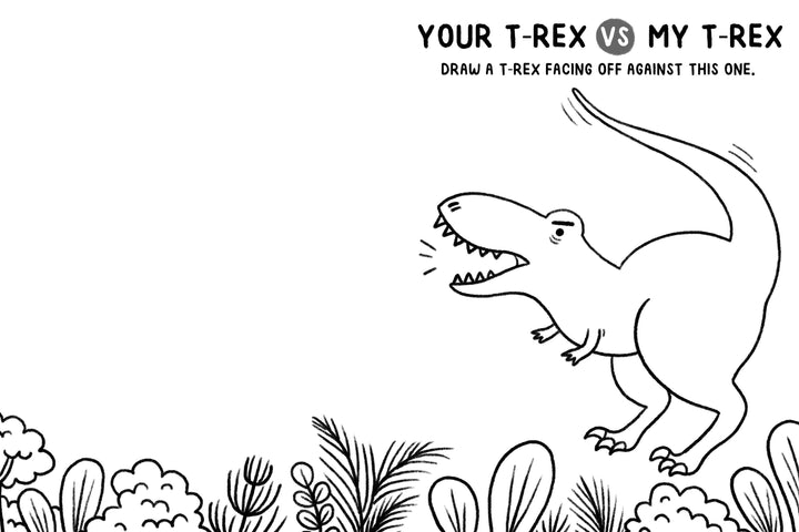 Mini Doodles | Let's Draw Dinosaurs