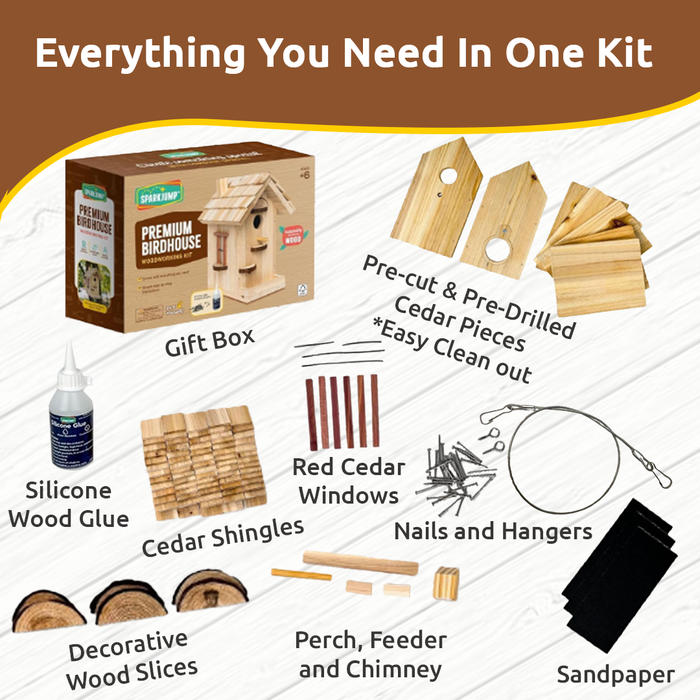 Birdhouse DIY Woodwork Kit