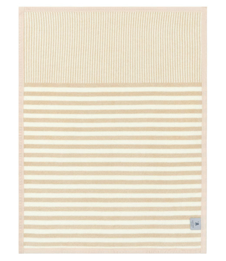 Sweet Pea Stripe Oak Mini Blanket: Mini