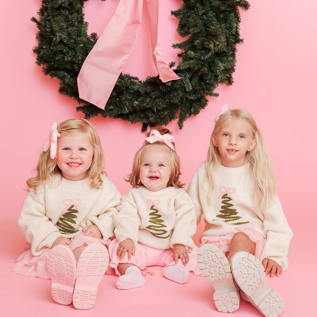 Coquette Christmas Tree Sweater
