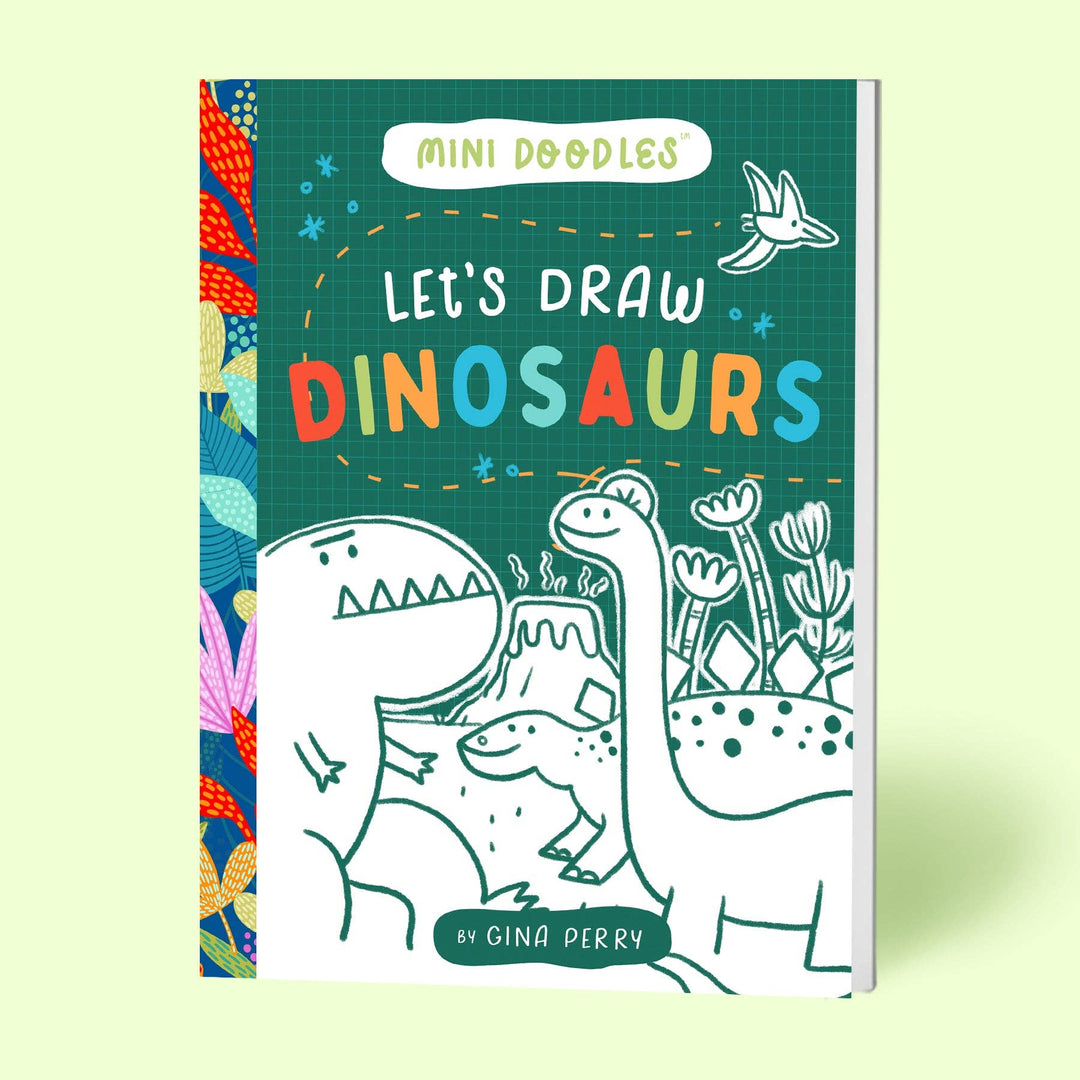 Mini Doodles | Let's Draw Dinosaurs