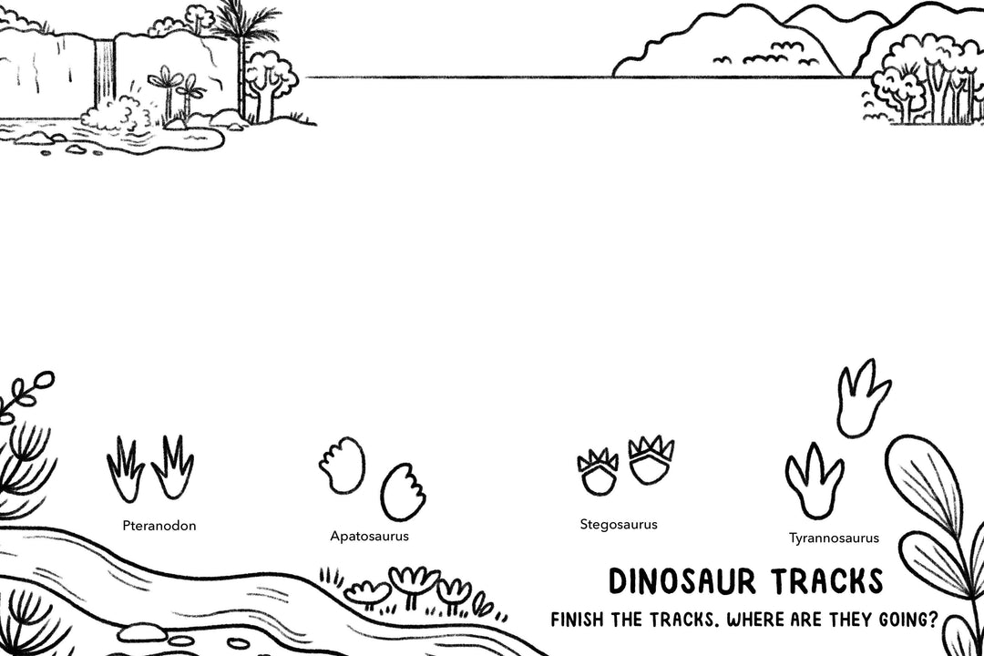 Mini Doodles | Let's Draw Dinosaurs
