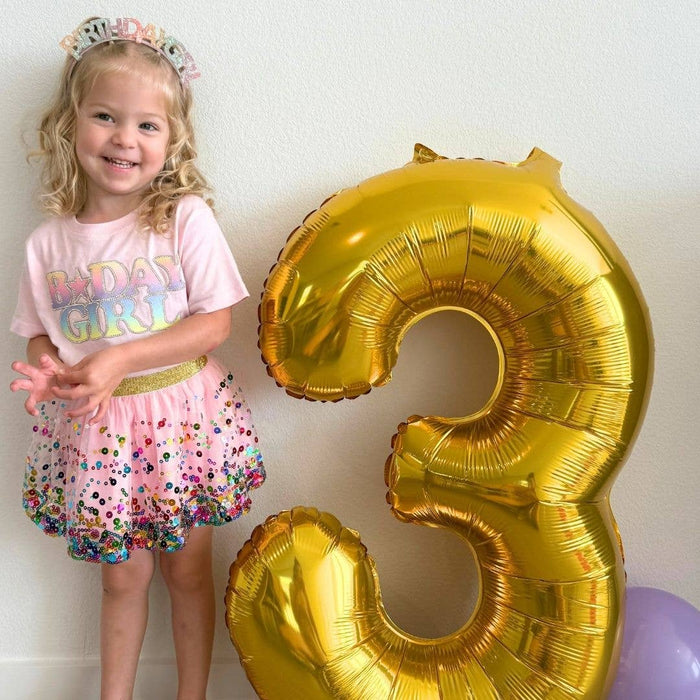 Pastel Rainbow BDay Patch  T-Shirt