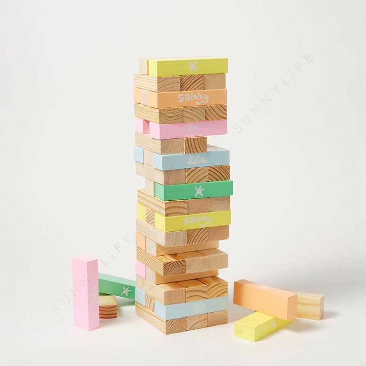 Giant Pool Side Jumbling Tower