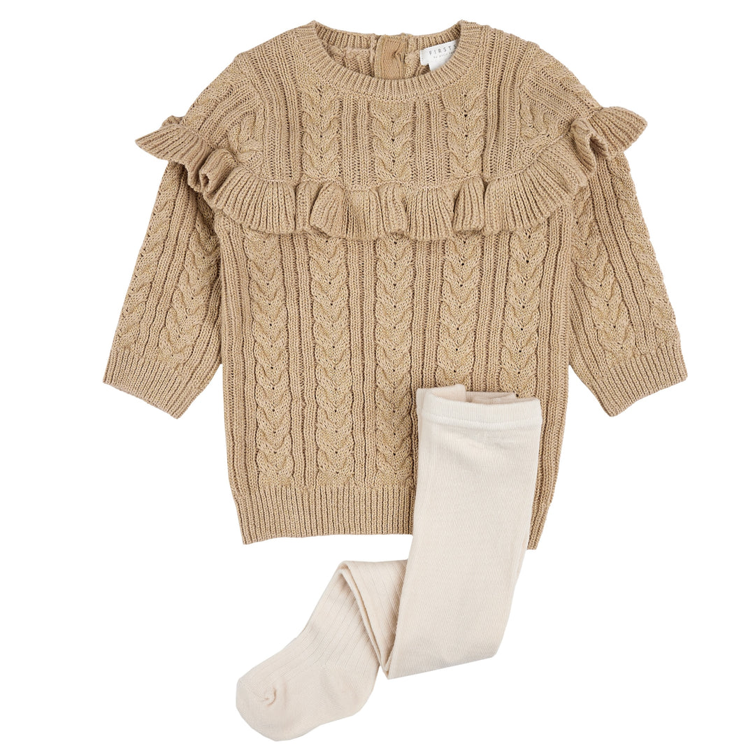Sand Knit Dress Set