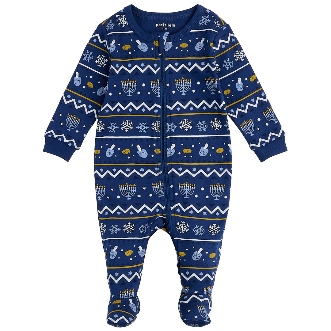 Hanukkah Footed Sleeper