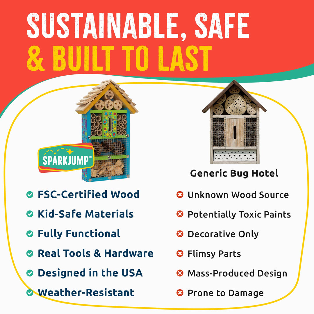 Bug Hotel Butterfly House Woodwork Kit