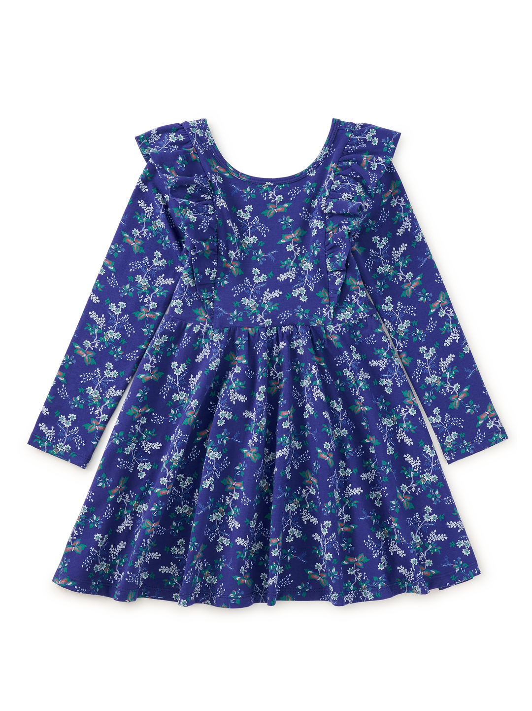Ruffle Shoulder Ballet Dress | Scottish Floral