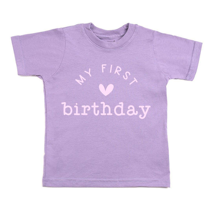 Lavender My First Birthday T-Shirt