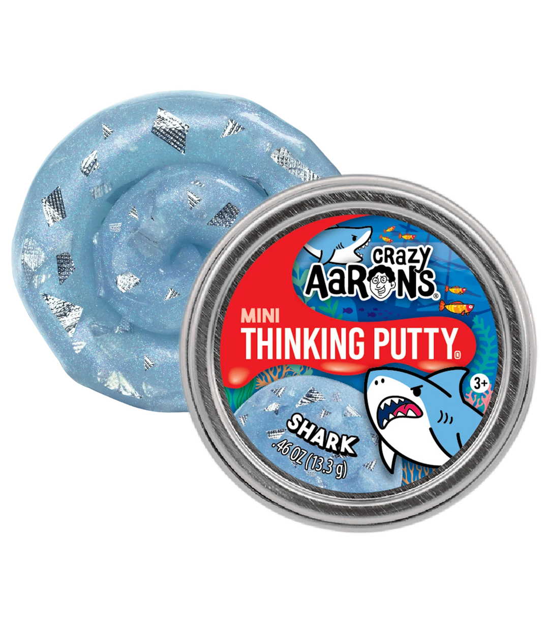 Mini Shark Thinking Putty Tin