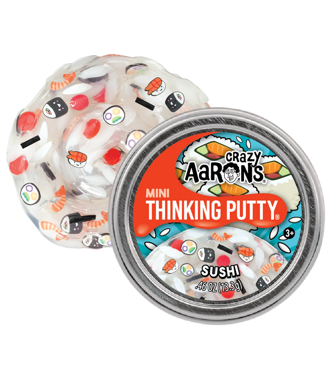 Mini Sushi Thinking Putty Tin