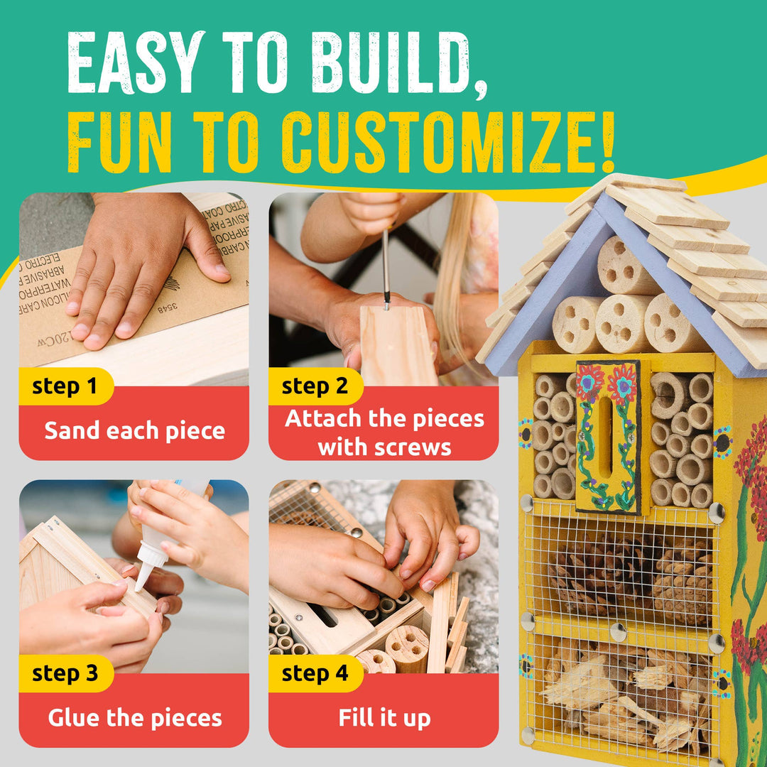 Bug Hotel Butterfly House Woodwork Kit