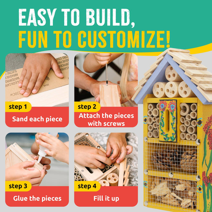 Bug Hotel Butterfly House Woodwork Kit