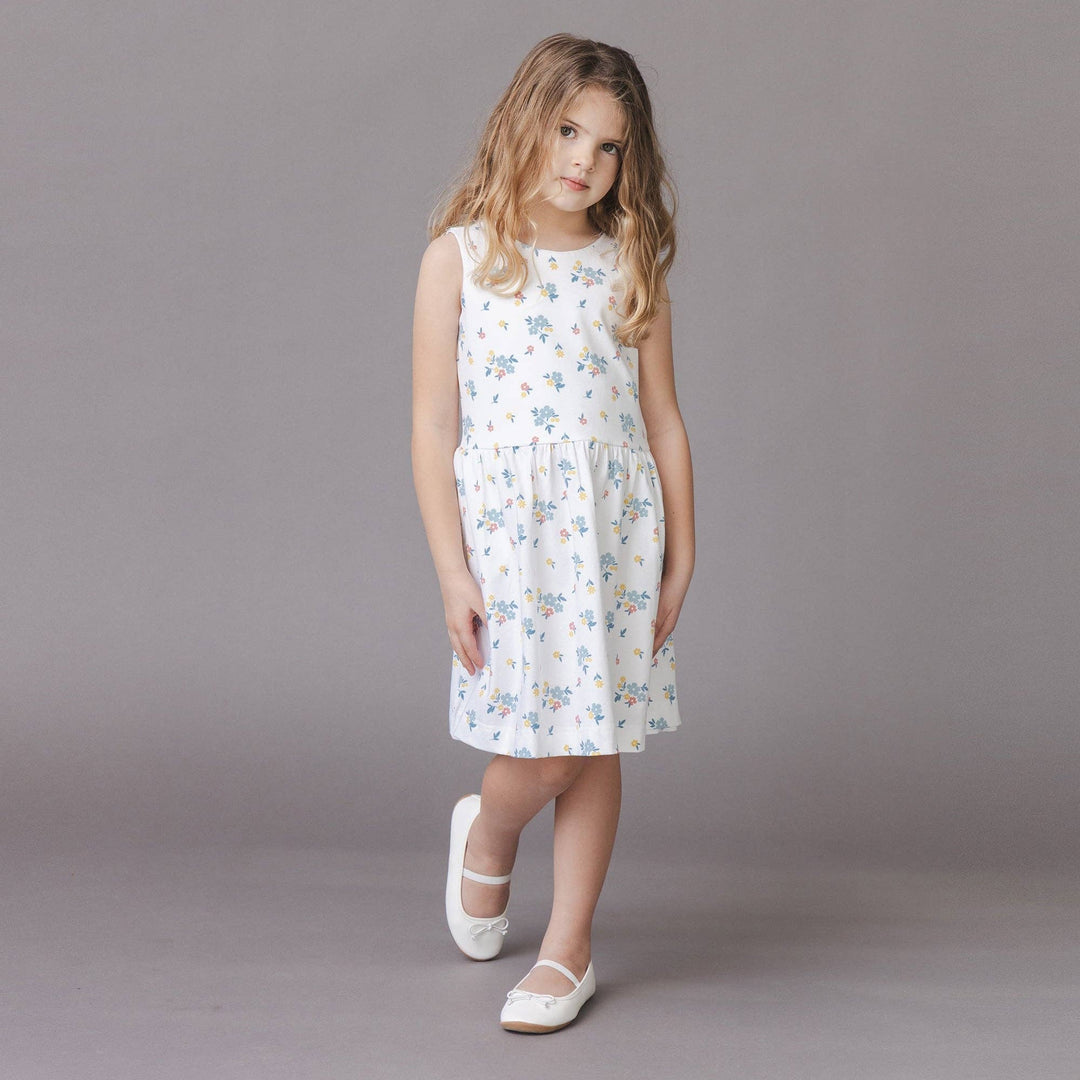 Organic Knit Tank Dress | Sunlit Multi Floral
