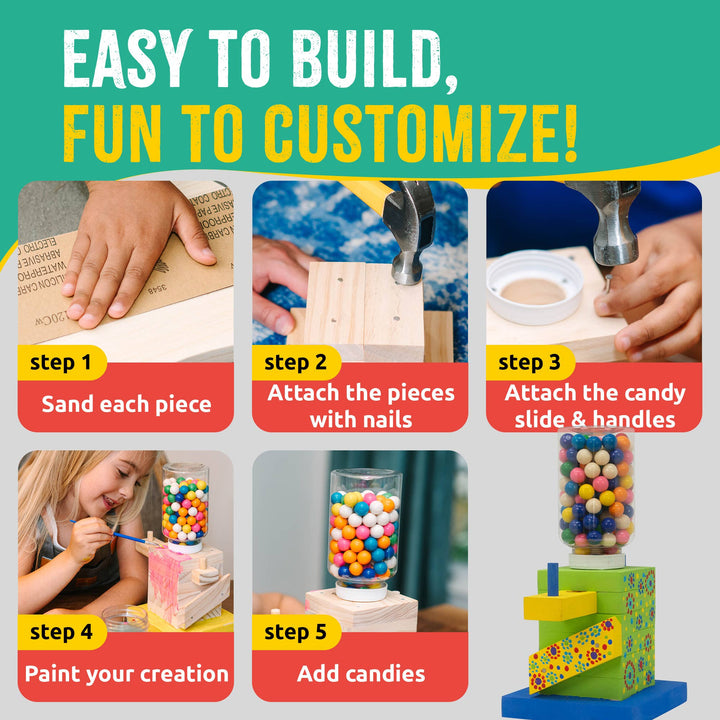 Candy Dispenser DIY Woodwork Kit