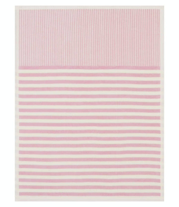 Sweet Pea Pink Stripe Mini Blanket