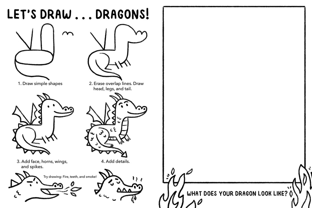 Mini Doodles | Let's Draw Magical Creatures