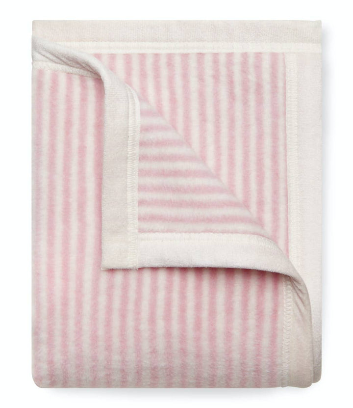 Sweet Pea Pink Stripe Mini Blanket