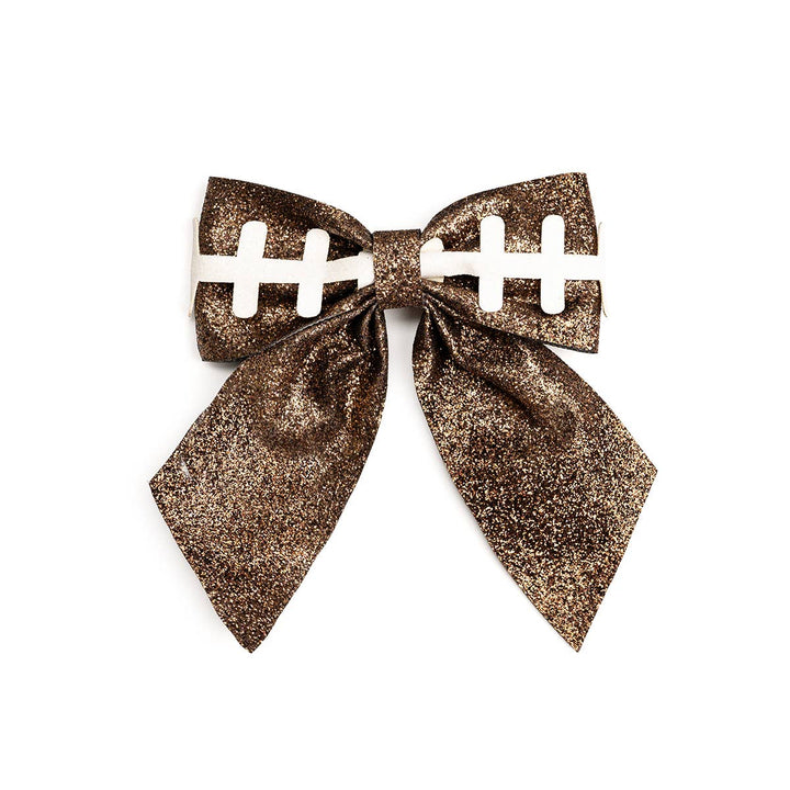 Game Day Football Bow Clip