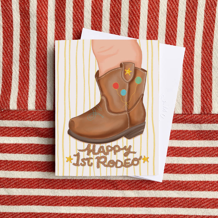 Happy First Rodeo Card