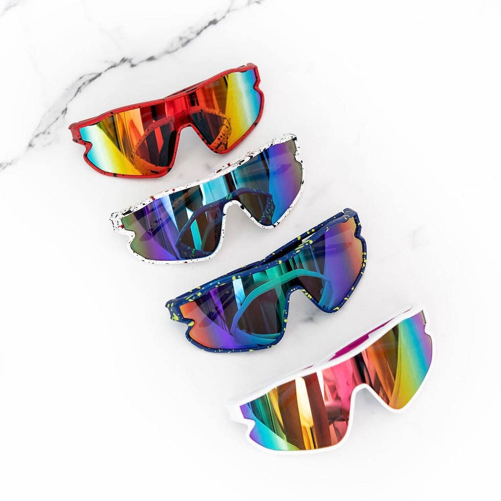 Red Sporty Sunglasses