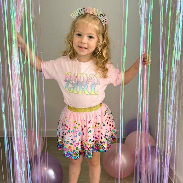 Pastel Rainbow BDay Patch  T-Shirt