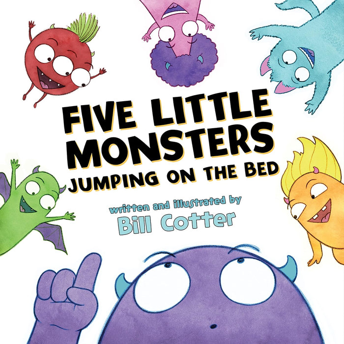Five Little Monsters Jumping on the Bed Paperback