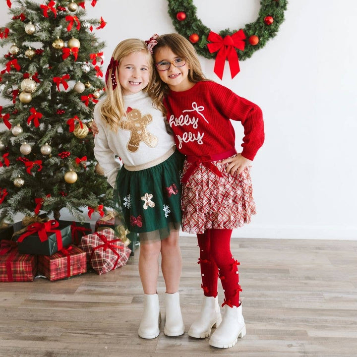 Gingerbread Joy Sequin Tutu