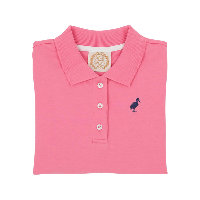 Anna Price Polo | Hamptons Hot Pink W/ Nantucket Navy