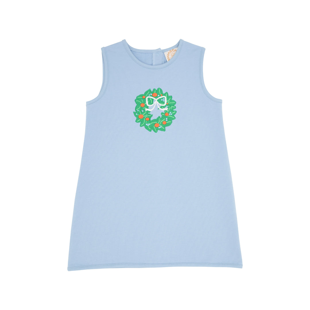 Annie Apron Dress with Wreath | Barrington Blue