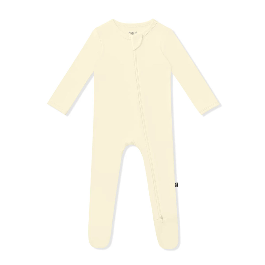 Kyte Zippered Footie | Chamomile