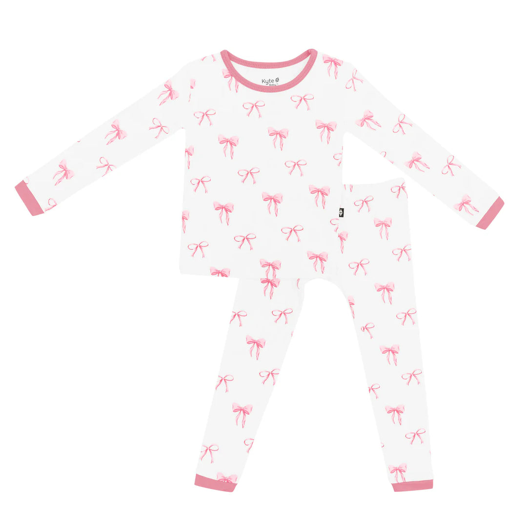 Kyte Baby Long Sleeve Pajama Set | Bows
