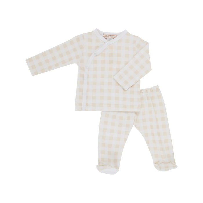 Cameron Cross-Front Set | Palmetto Pearl Gingham