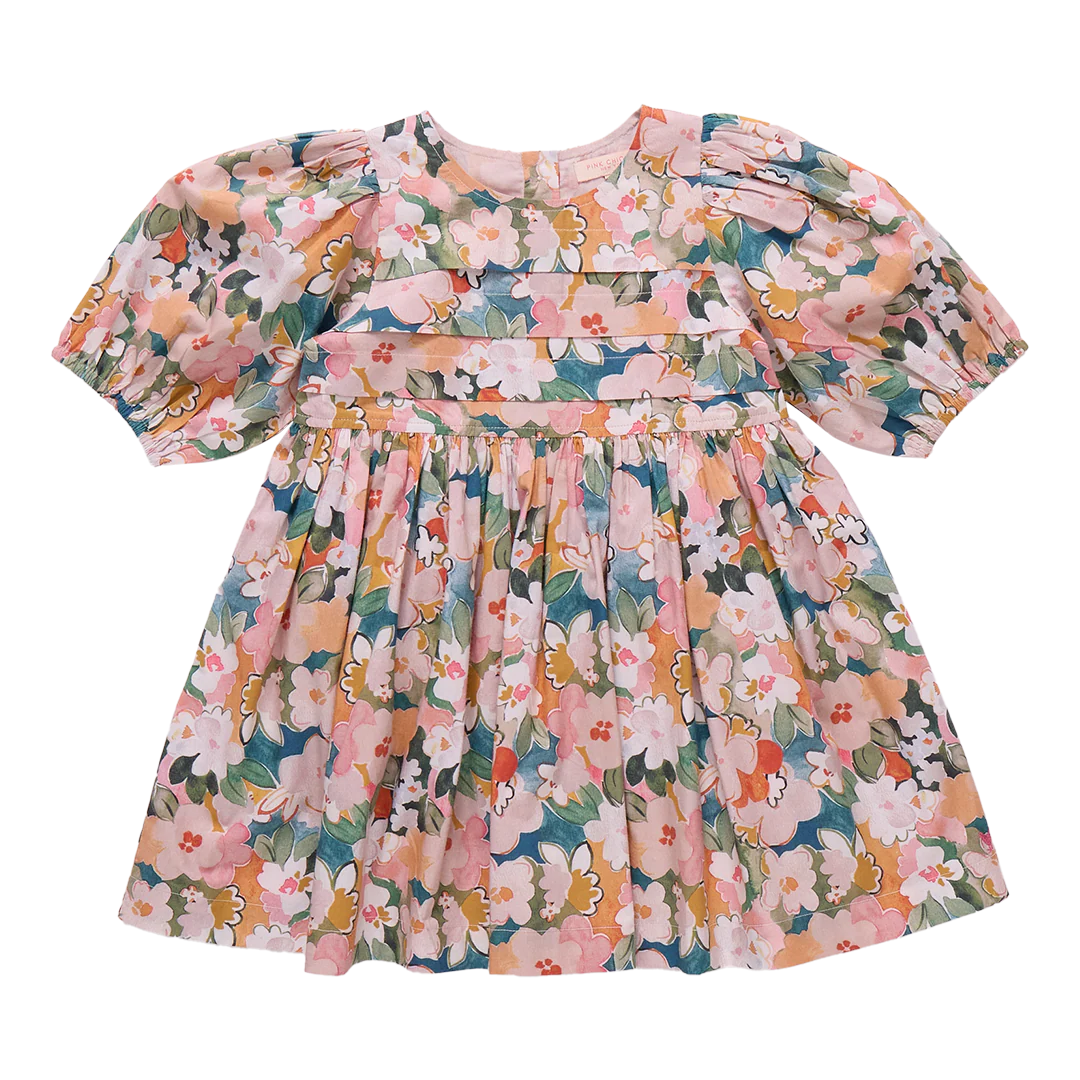 Evelyn Dress | Watercolor Floral