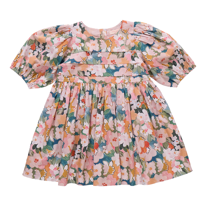 Evelyn Dress | Watercolor Floral