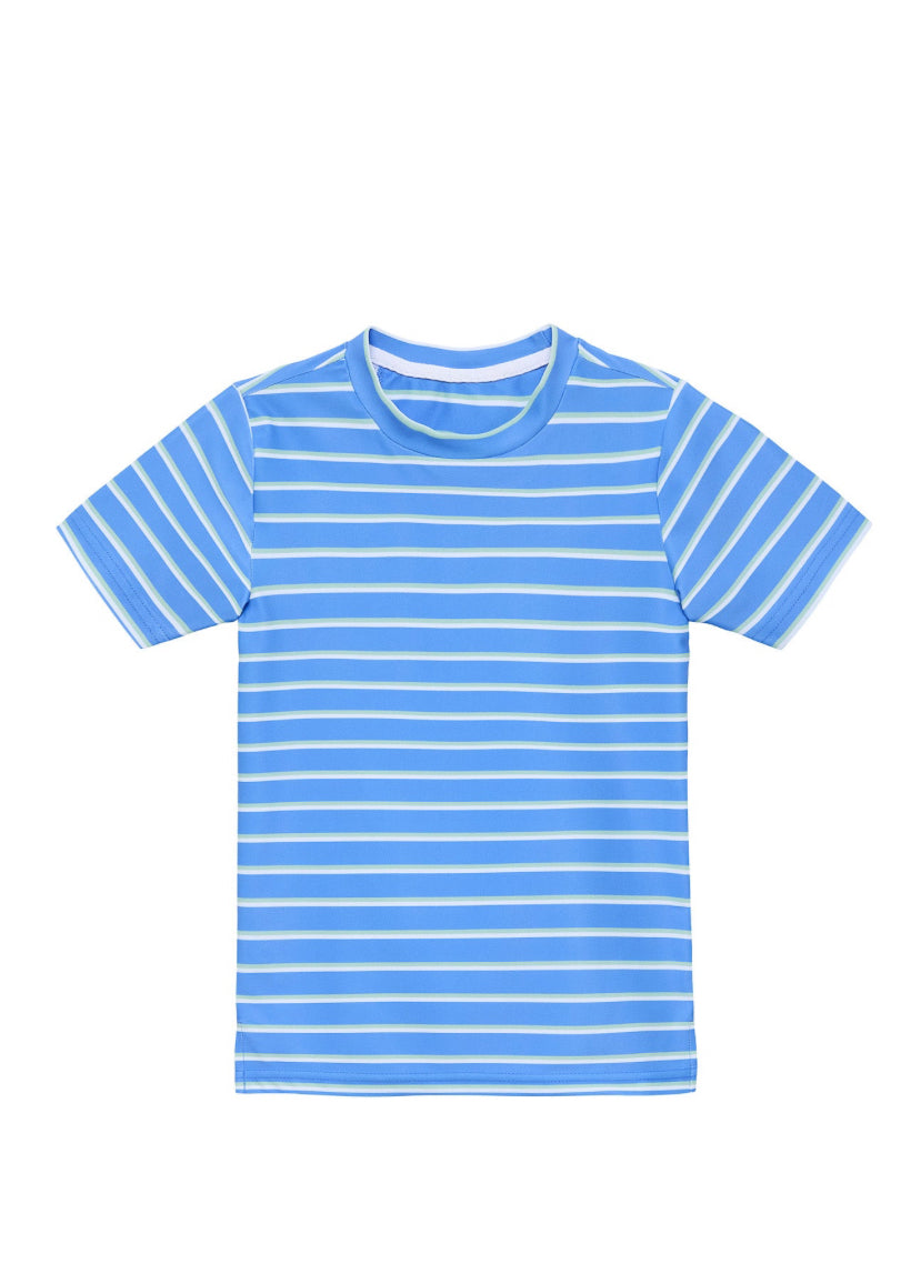 Sky Blue Baseline Stripe Shirt