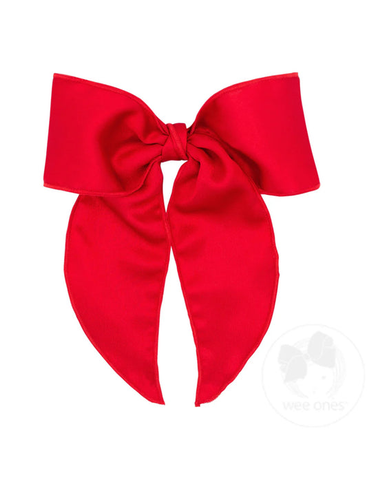 King Satin Bow | Red