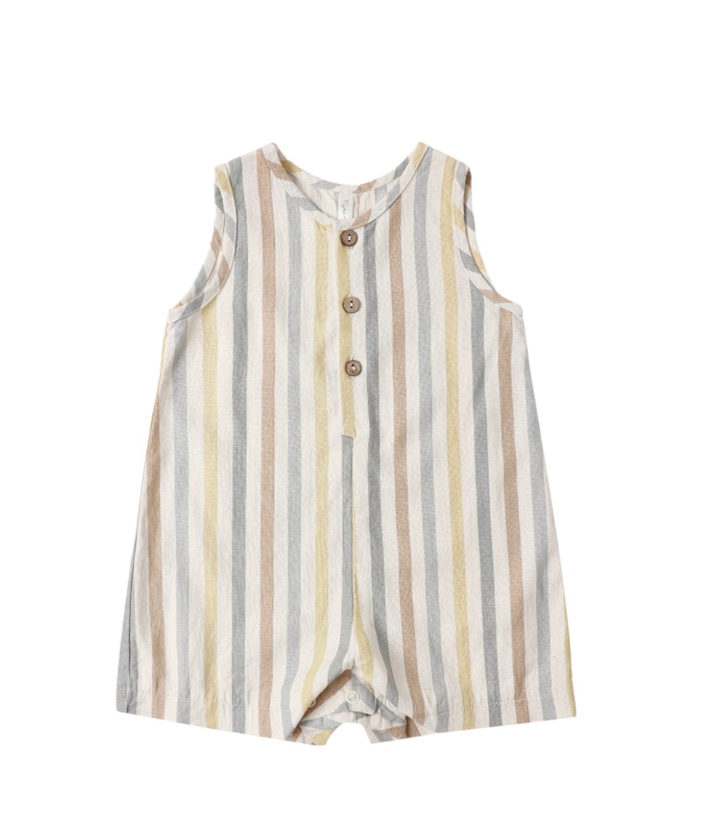 Maverick Romper | Valencia Stripe