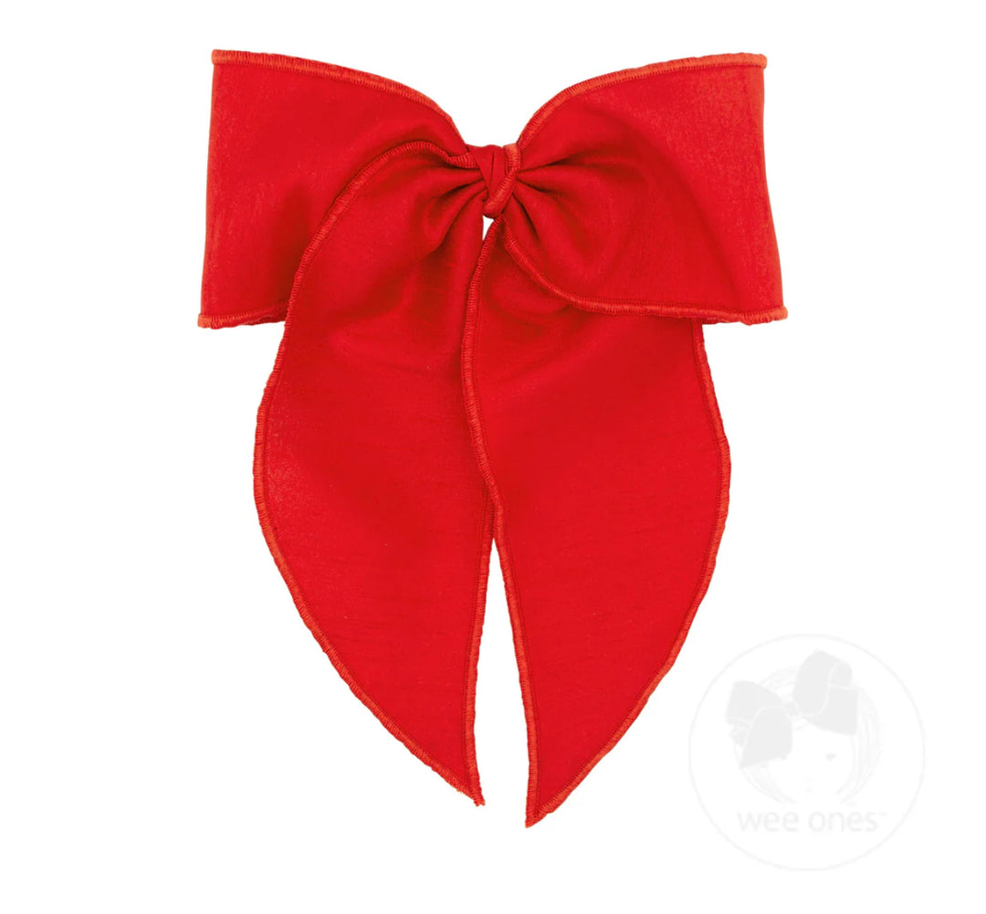 King Dupioni Bow | Red