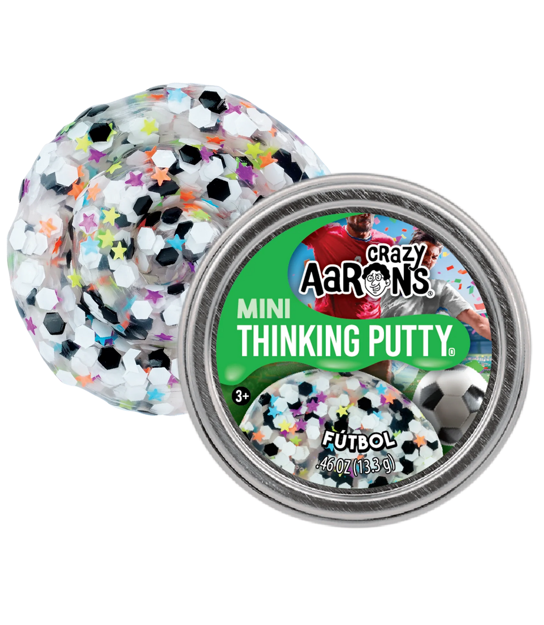 Mini Futbol Thinking Putty Tin