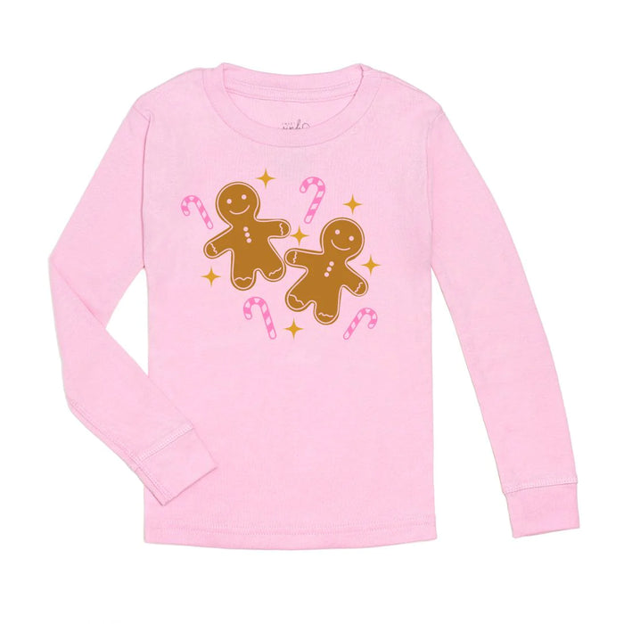 Gingerbread Long Sleeve Shirt | Pink