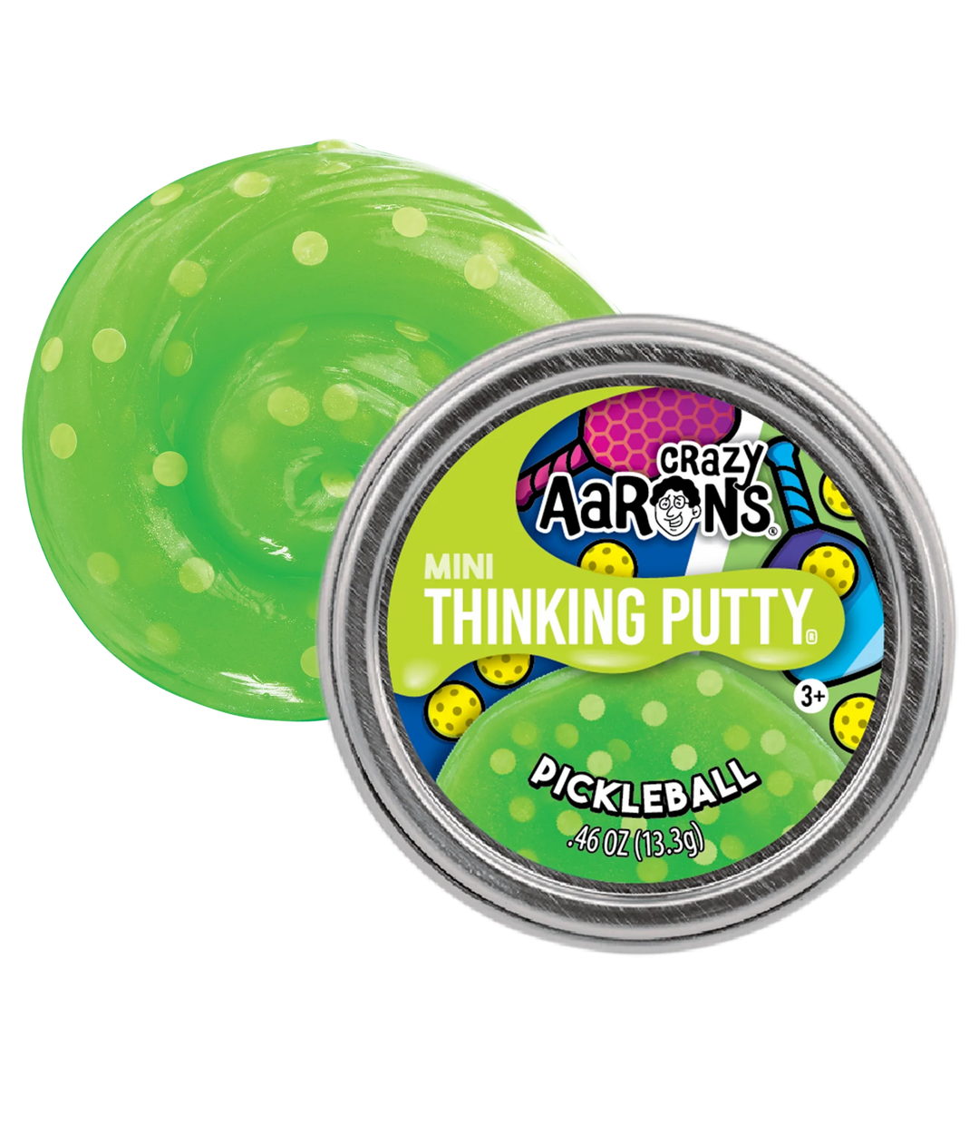 Mini Pickleball Thinking Putty Tin