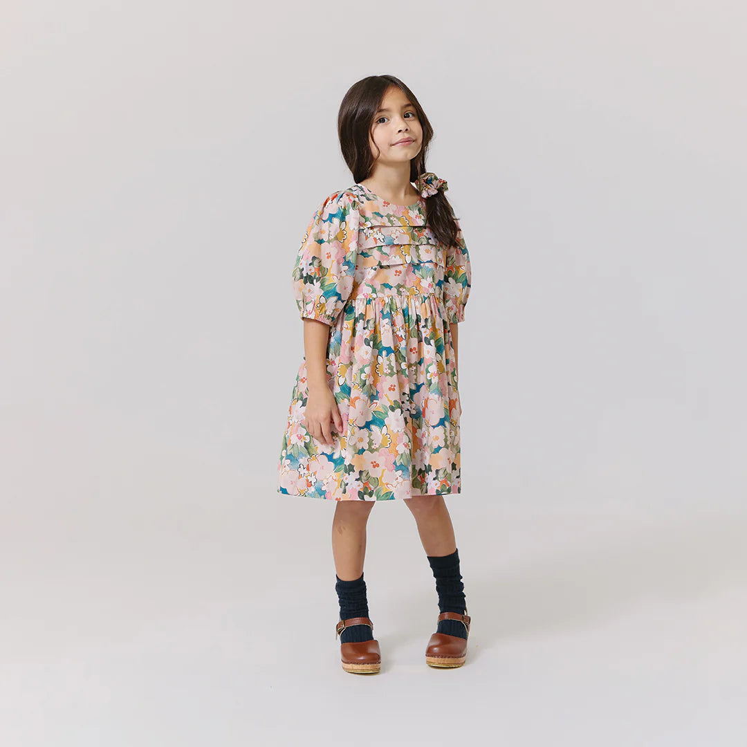 Evelyn Dress | Watercolor Floral